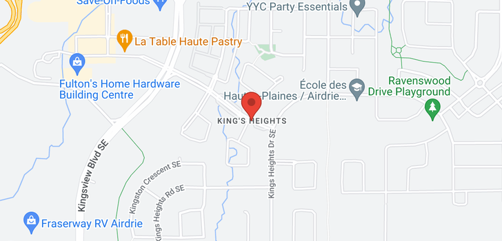 map of 1027 King's Heights RD SE